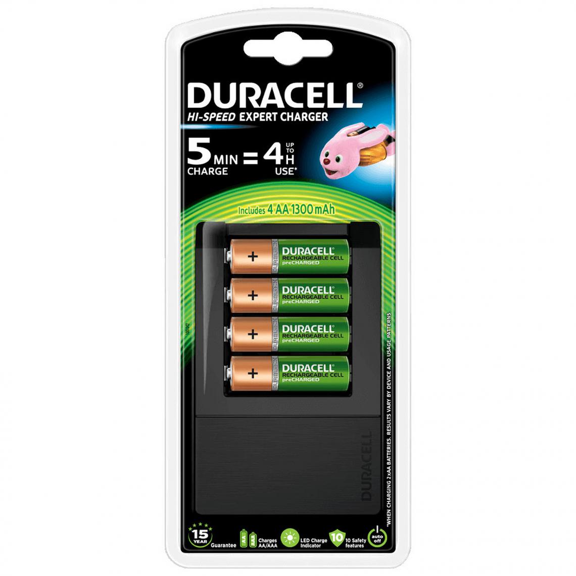 Duracell - Hi-Speed Expert Charger - Piles standard