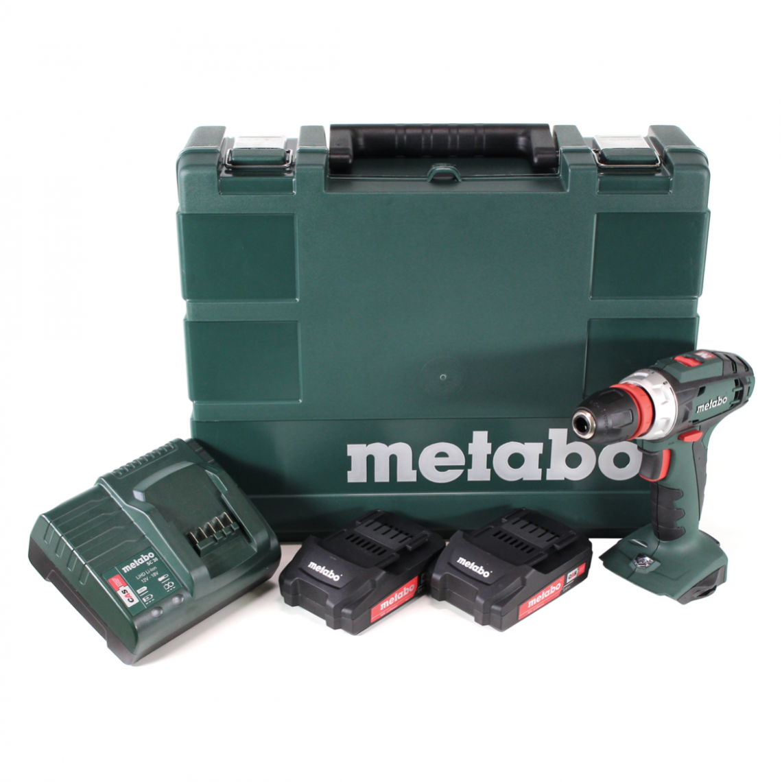 Metabo - Metabo BS 18 Quick Perceuse-visseuse sans fil 18V 48Nm + 2x Batteries 2,0Ah + Chargeur + Coffret de transport ( 602217950 ) - Perceuses, visseuses sans fil