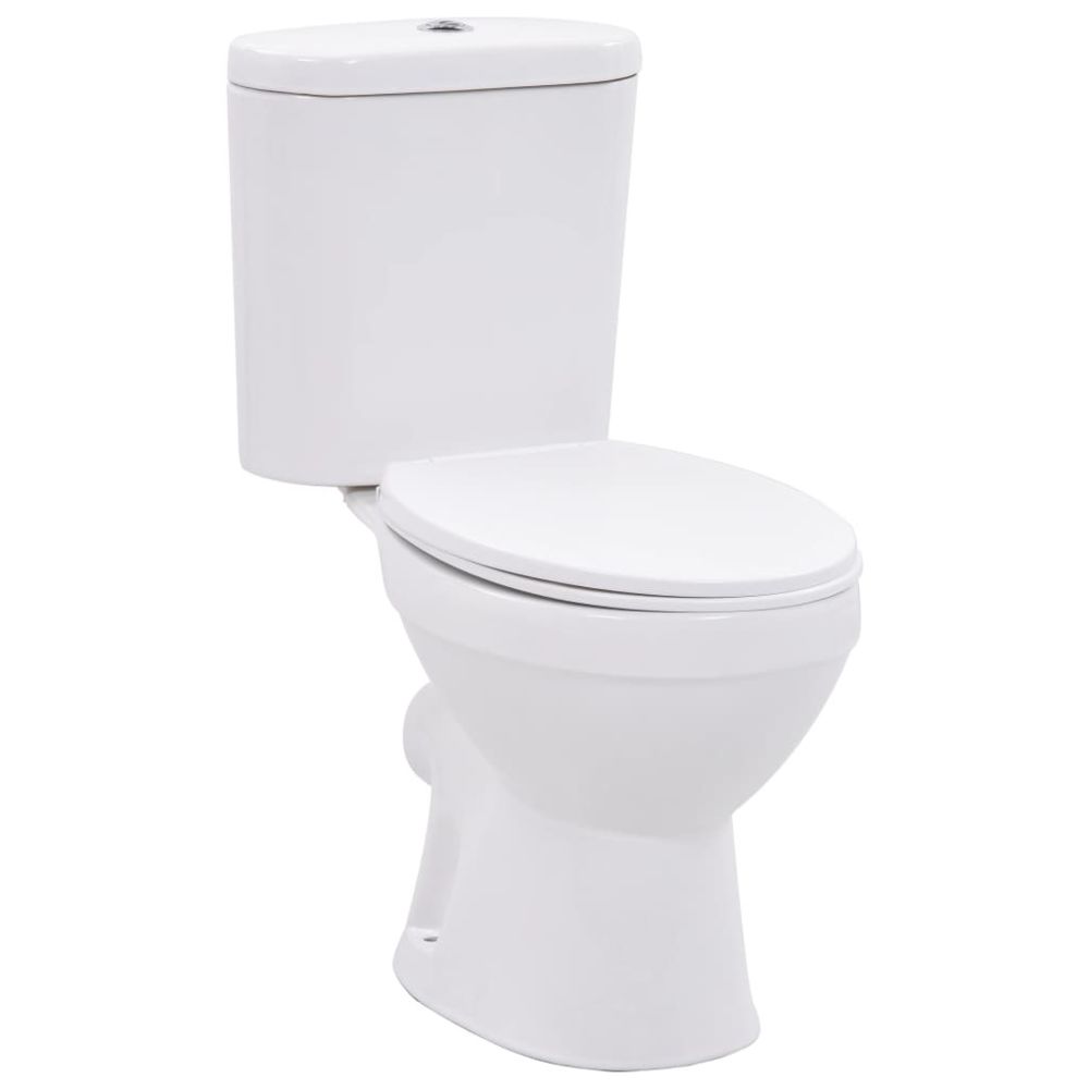 marque generique - Icaverne - Toilettes edition Toilette sur pied et réservoir et siège à fermeture en douceur - WC