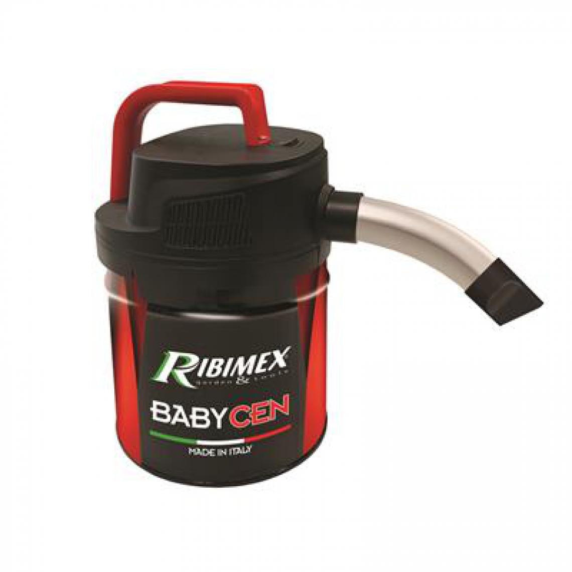 Ribimex - Aspirateur cendres babycen 500 watts bidon 4 litres spécial pellet - Aspirateurs industriels