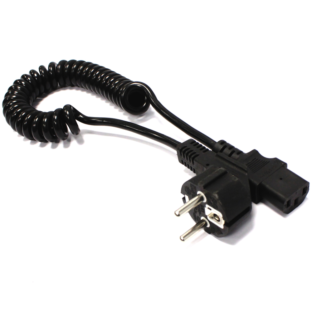 Bematik - Câble électrique 3x1mm2 IEC60320-C13 à Schuko femelle-mâle 5 m bouclés - Fils et câbles électriques