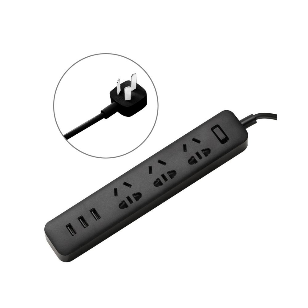 Wewoo - Multiprise noir USB3.0 2A vitesse chargeur Mini carte de circuit imprimé Convertisseur, longueur de câble: 1,8 M - Blocs multiprises