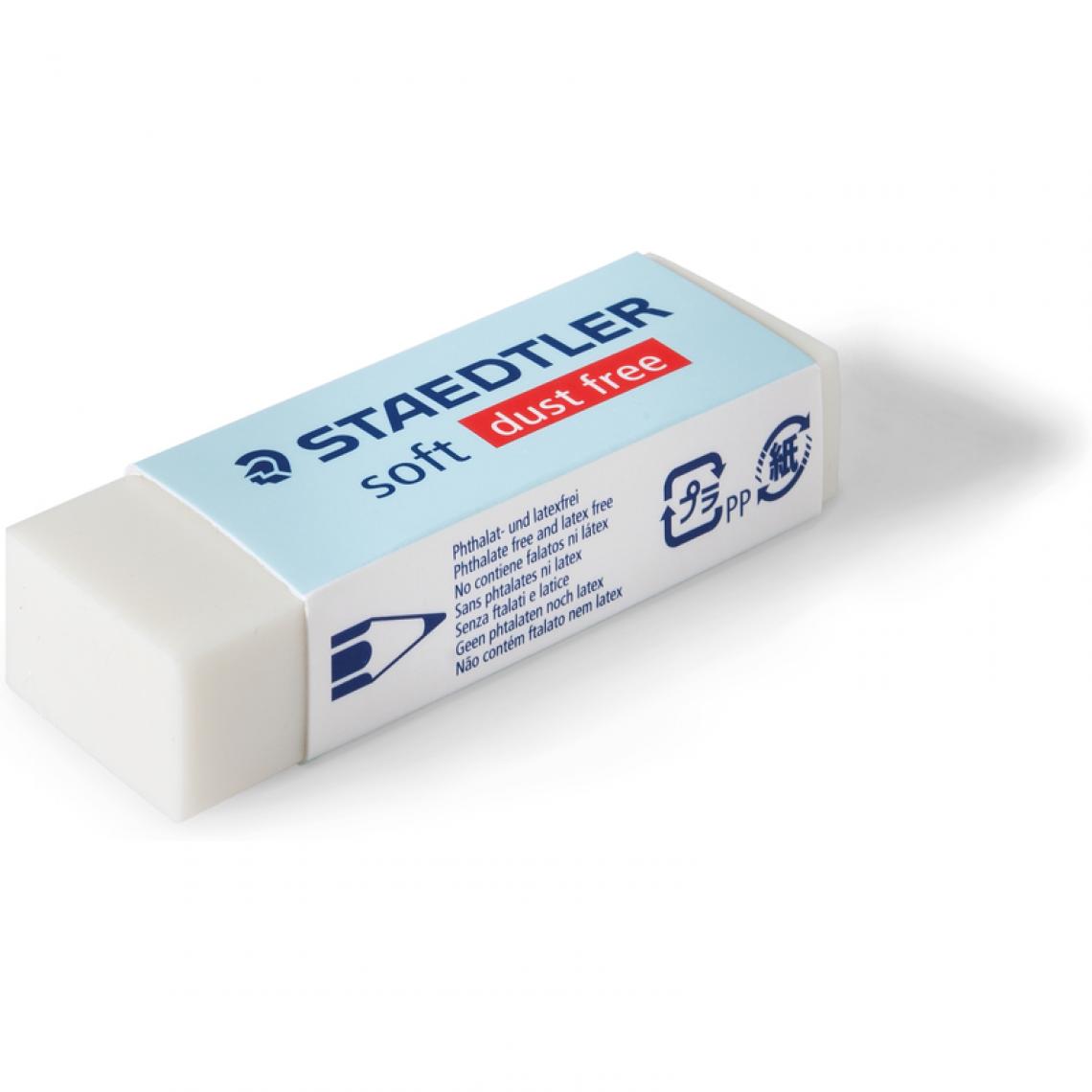 Staedtler - STAEDTLER Gomme plastique soft S30, blanc () - Outils et accessoires du peintre