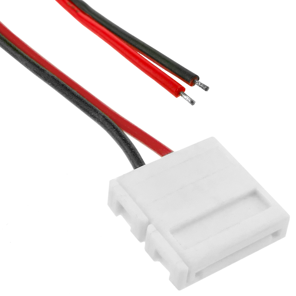 Bematik - Connecteur de câble pour pression avec bande LED monochrome 12mm - Ruban LED