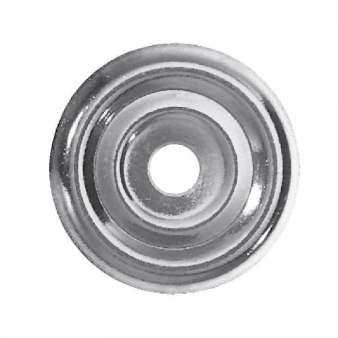 Fischer - Rosaces plates acier zingué diamètre 25 mm boîte de 100 - Visserie