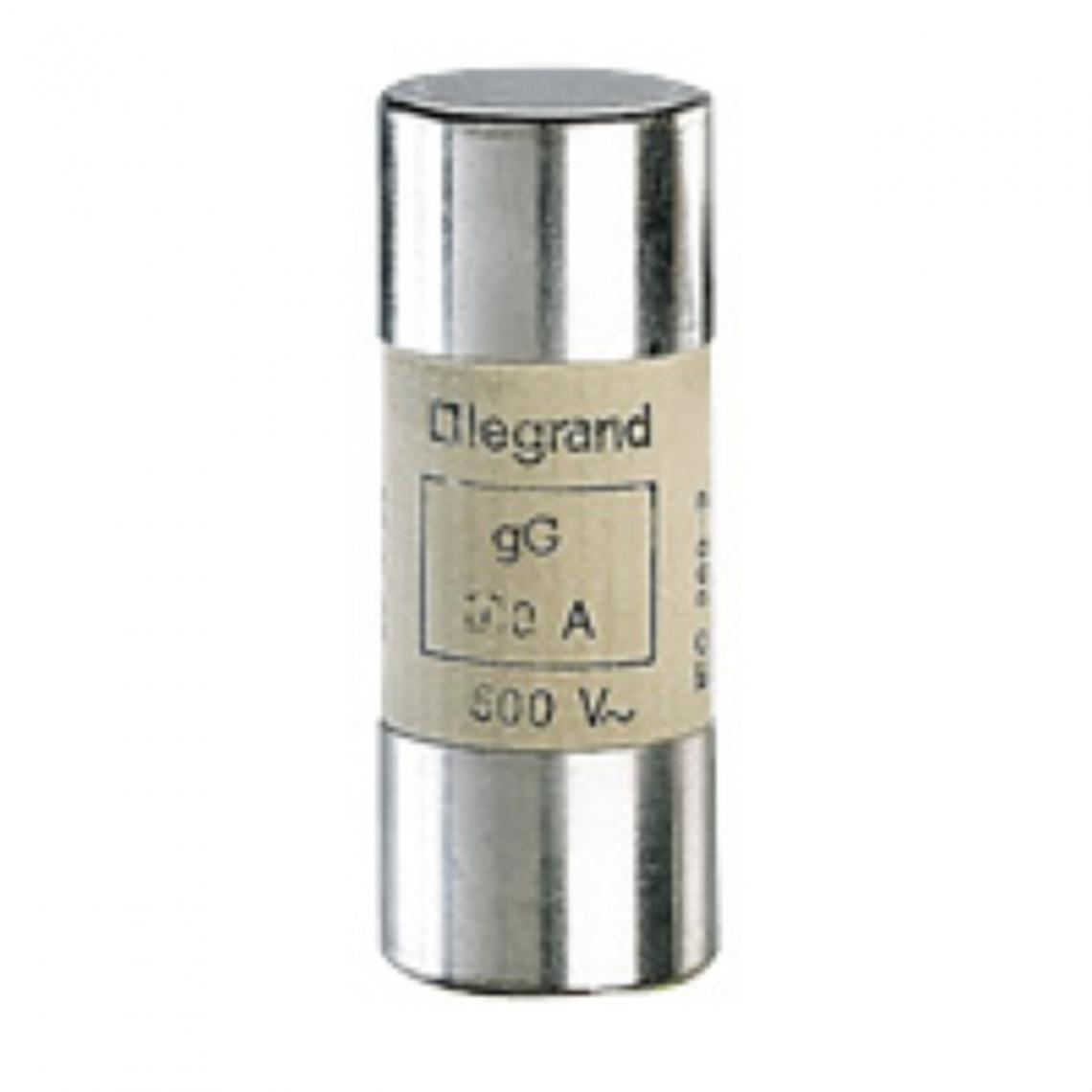 Legrand - fusible cartouche cylindrique - 22 x 58 - 125 ampères - type gg hpc - sans percuteur - Fusibles