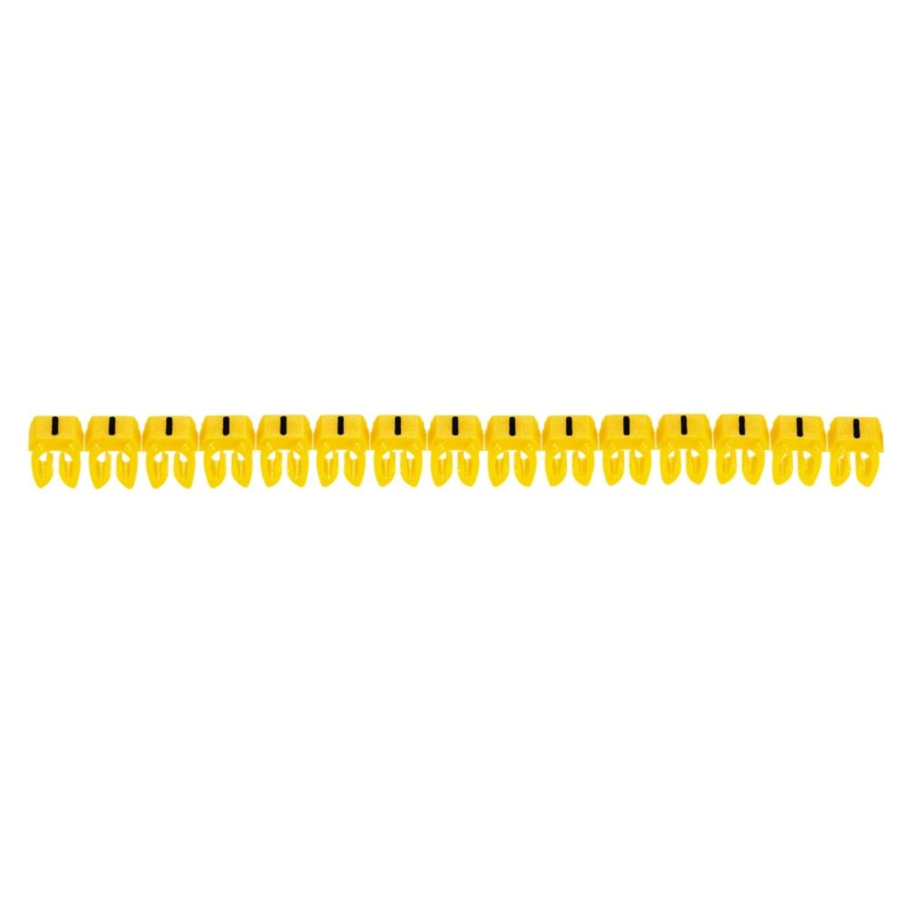 Legrand - repère pour fil de 4 à 6 mm2 - signe - - couleur jaune - legrand cab 3 - Accessoires de câblage