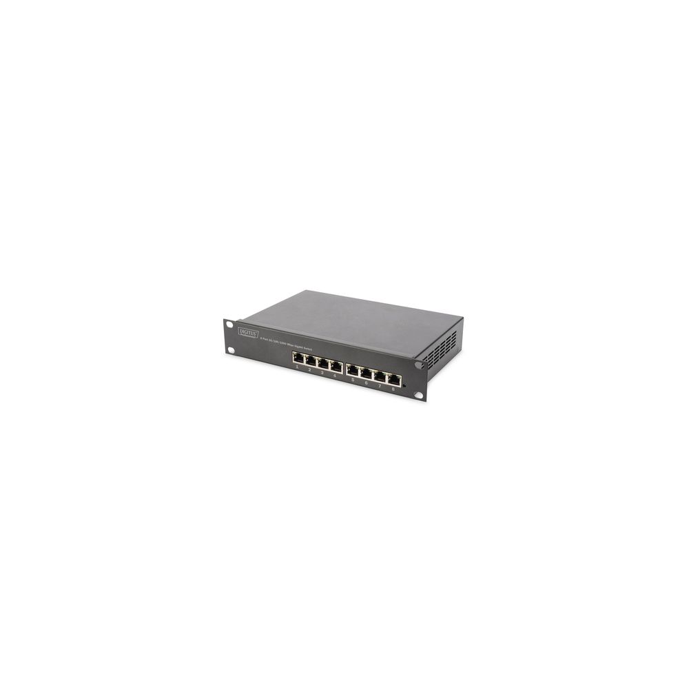 Digitus - Digitus DN-80114 commutateur réseau Non-géré Gigabit Ethernet (10/100/1000) Gris - Switch
