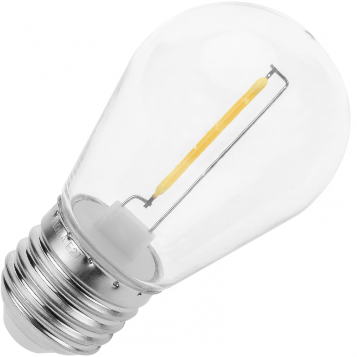 Primematik - Ampoule à filament LED vintage avec douille e27 décorative orange - Ampoules LED