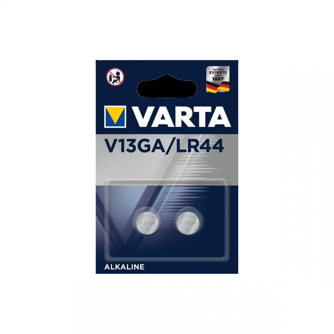 Varta - Pile bouton VARTA V13GA/LR44 Blister 2 - Piles spécifiques