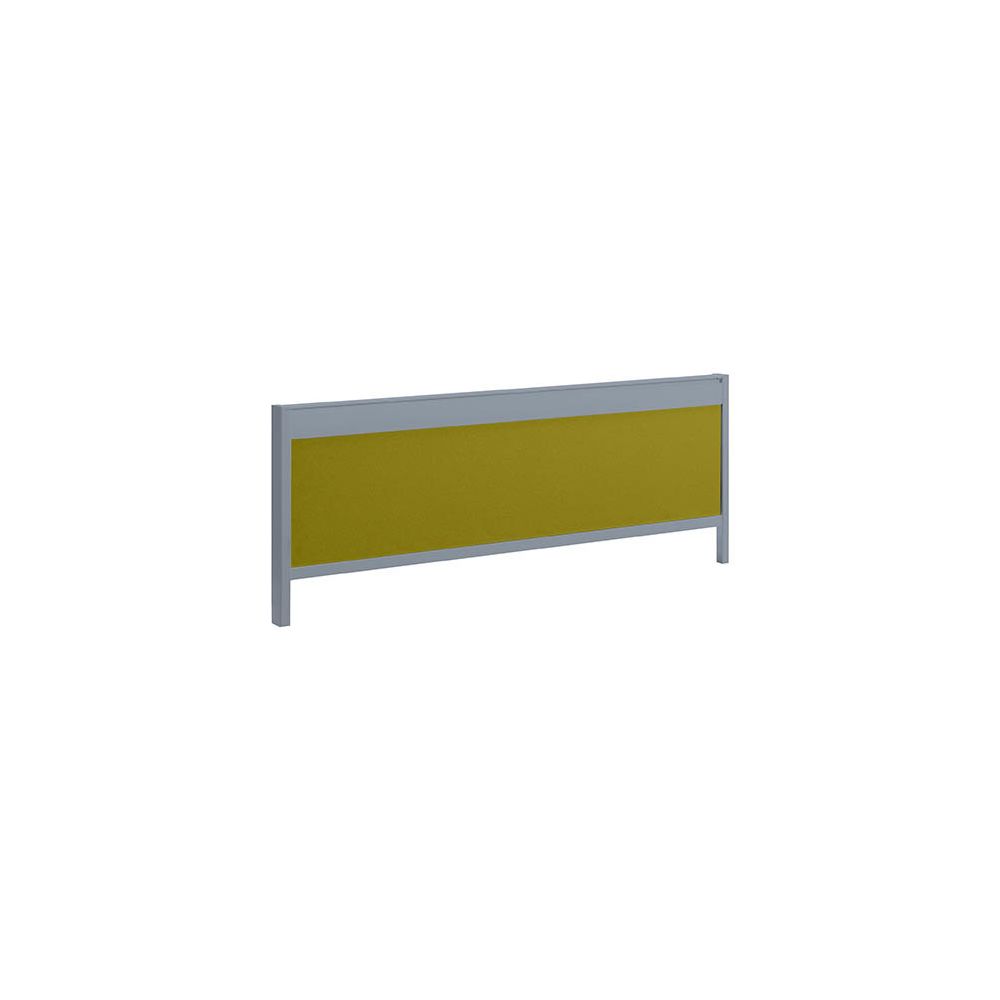 marque generique - Panneau écran cadre couleur aluminium L 140 cm pour bureaux Arch - décor vert olive - Cloisons