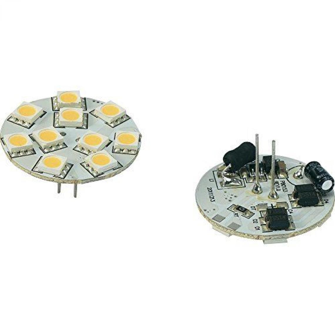 Inconnu - Ampoule LED unicolore G4 Renkforce 792441 à broches 1.5 W = 10 W blanc chaud (Ø x L) 30 mm x 30 mm EEC: n/a 1 pc(s) - Ampoules LED