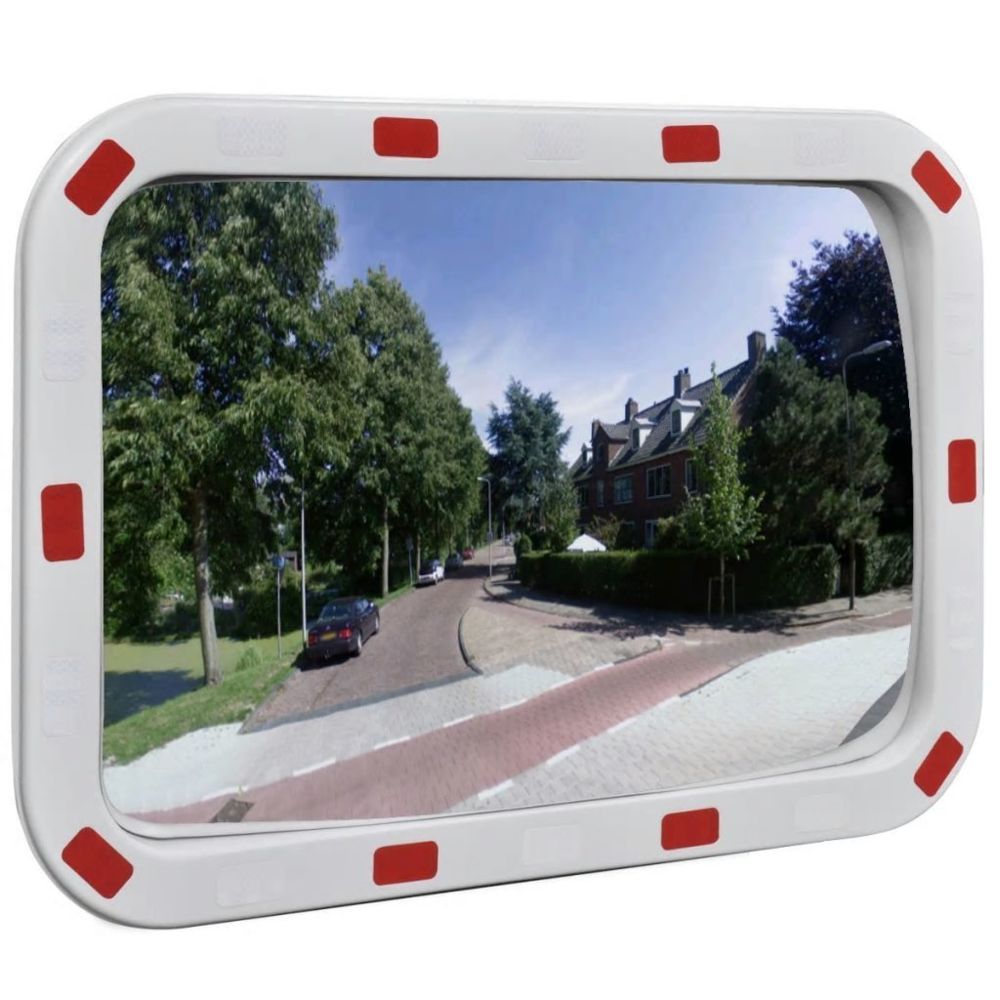 Vidaxl - Miroir convexe rectangle avec réflecteurs 40 x 60 cm | - Extincteur & signalétique