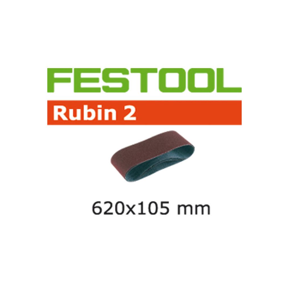 Festool - Lot de 10 bandes abrasives Gr P40 L620X105-P40 RU2/10 FESTOOL 499149 - Accessoires brossage et polissage