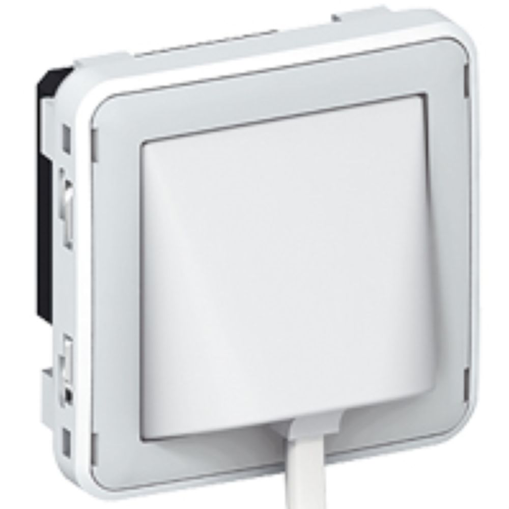 Legrand - détecteur d'élévation de température legrand plexo gris/blanc - Interrupteurs et prises étanches