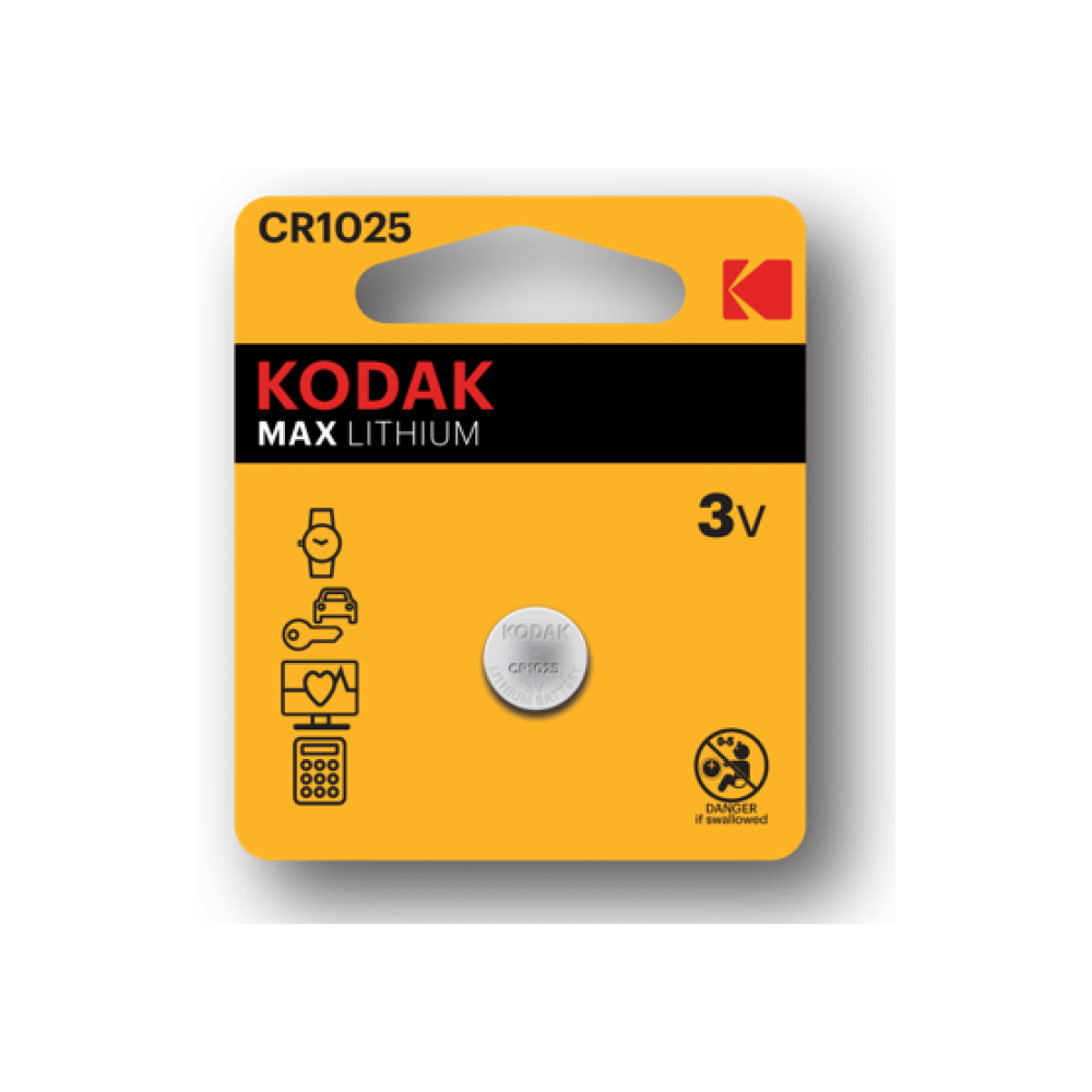 Kodak - KODAK - Pile - Ultra Lithium - CR 1025 - à l'unité-- - Piles standard