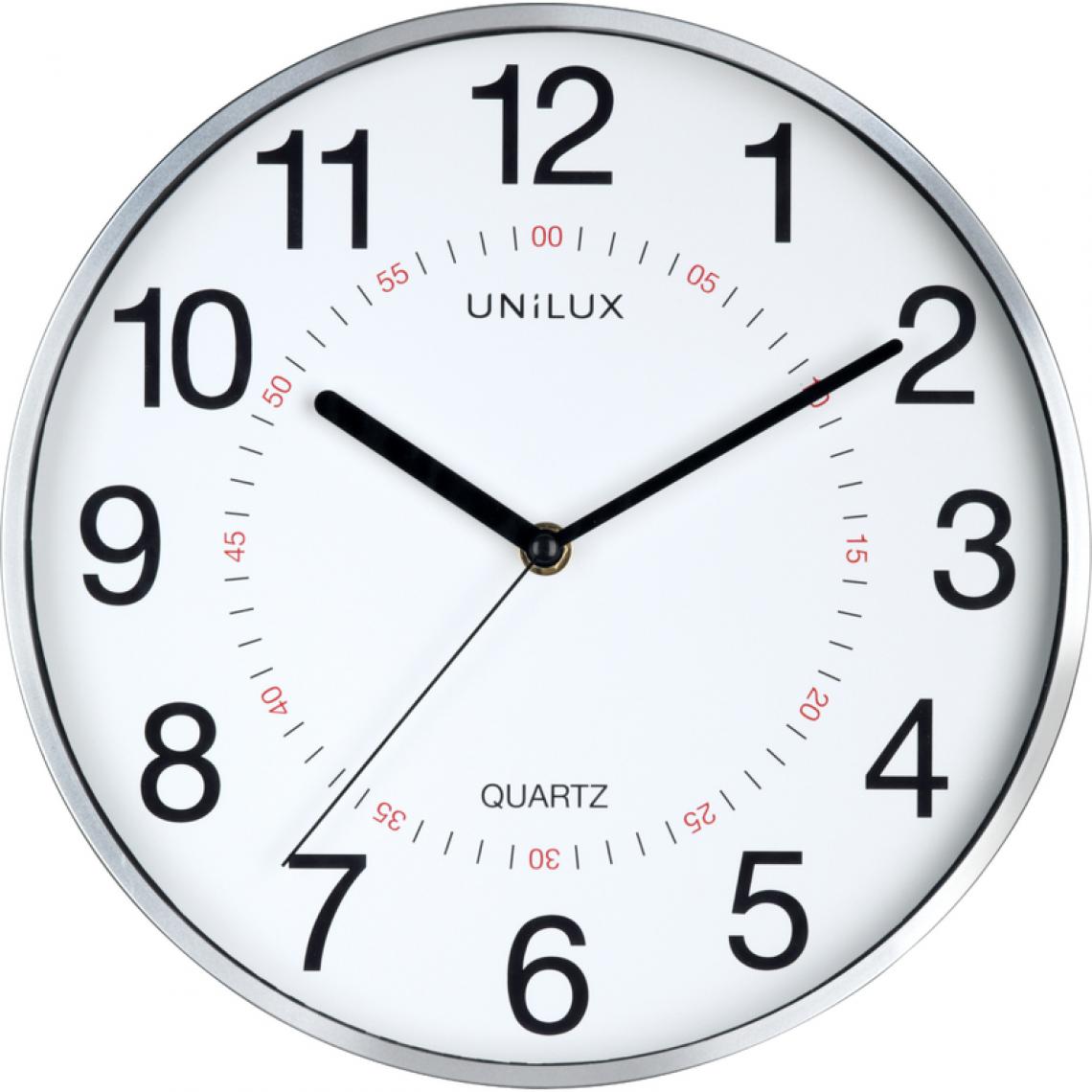 Unilux - UNiLUX Horloge murale à quartz 'ARIA', diamètre: 285 mm () - Télérupteurs, minuteries et horloges