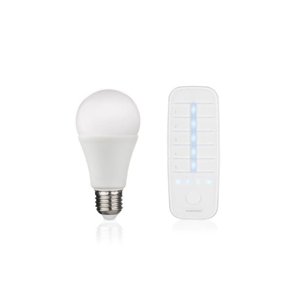 Smartwares - SMARTWARES Ampoule LED Connectée E27 45 W avec Télécommande - Ampoules LED