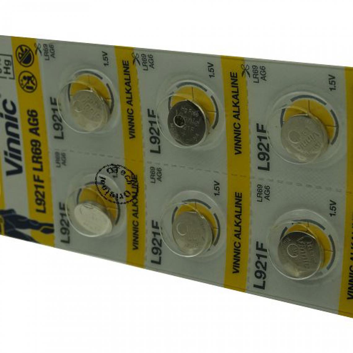 Otech - Pack de 10 piles Vinnic pour VINNIC L921F - Piles rechargeables