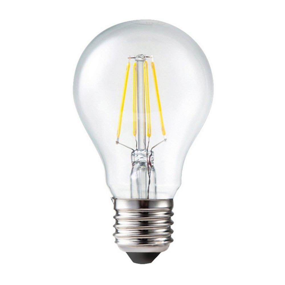 Homemania - HOMEMANIA Ampoule Pera Transparent en Métal, Verre, 6 x 6 x 10,8 cm, 1 x E27, 4W, 400LM, 2800K - Ampoules LED