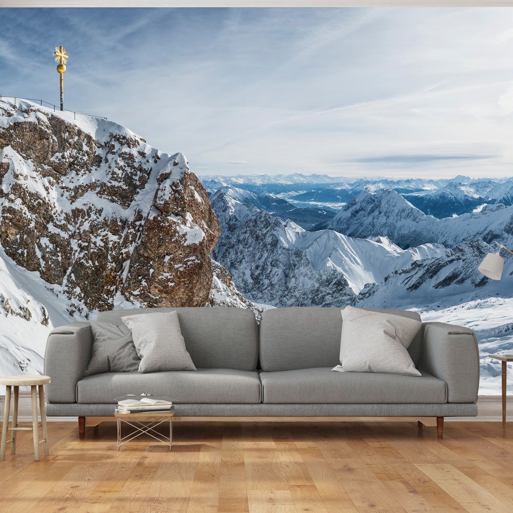 marque generique - 150x105 Papier peint Montagnes Paysages Contemporain Zugspitze - Papier peint