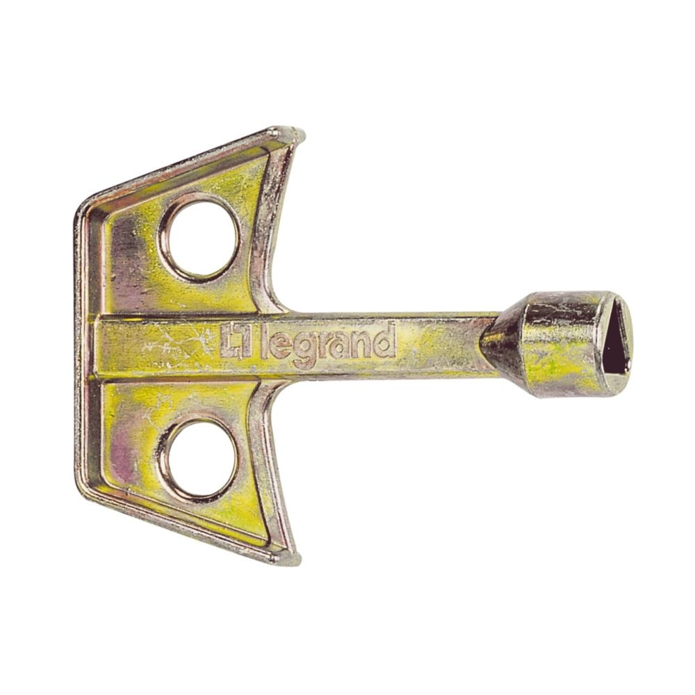 Legrand - clé - pour empreinte métal triangle mâle 9mm - legrand 036541 - Autres équipements modulaires