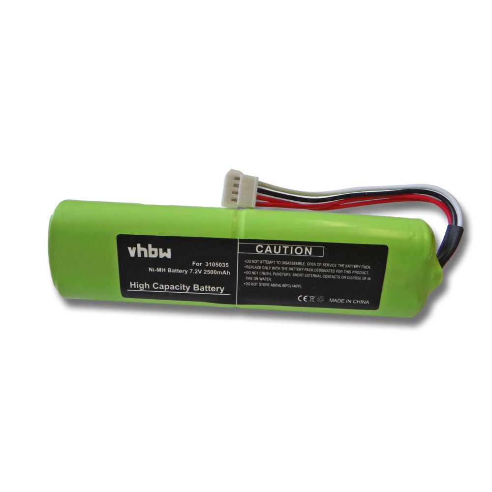 Vhbw - Batterie Ni-MH 2500mAh 7.2V pour FLUKE Ti-10, Ti-20, Ti20-RBP, Ti-25, Ti10, Ti20, Ti25 remplace 3105035 - Piles rechargeables