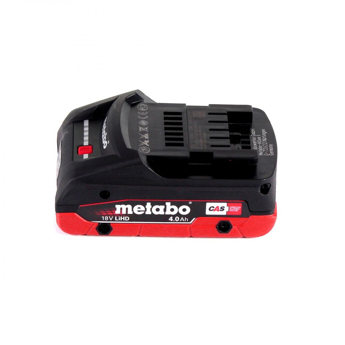 Metabo - Metabo STA 18 LTX 100 Scie sauteuse sans fil 18V ( 601002840 ) + 1x Batterie 4,0Ah - sans chargeur + Coffret de transport - Scies sauteuses