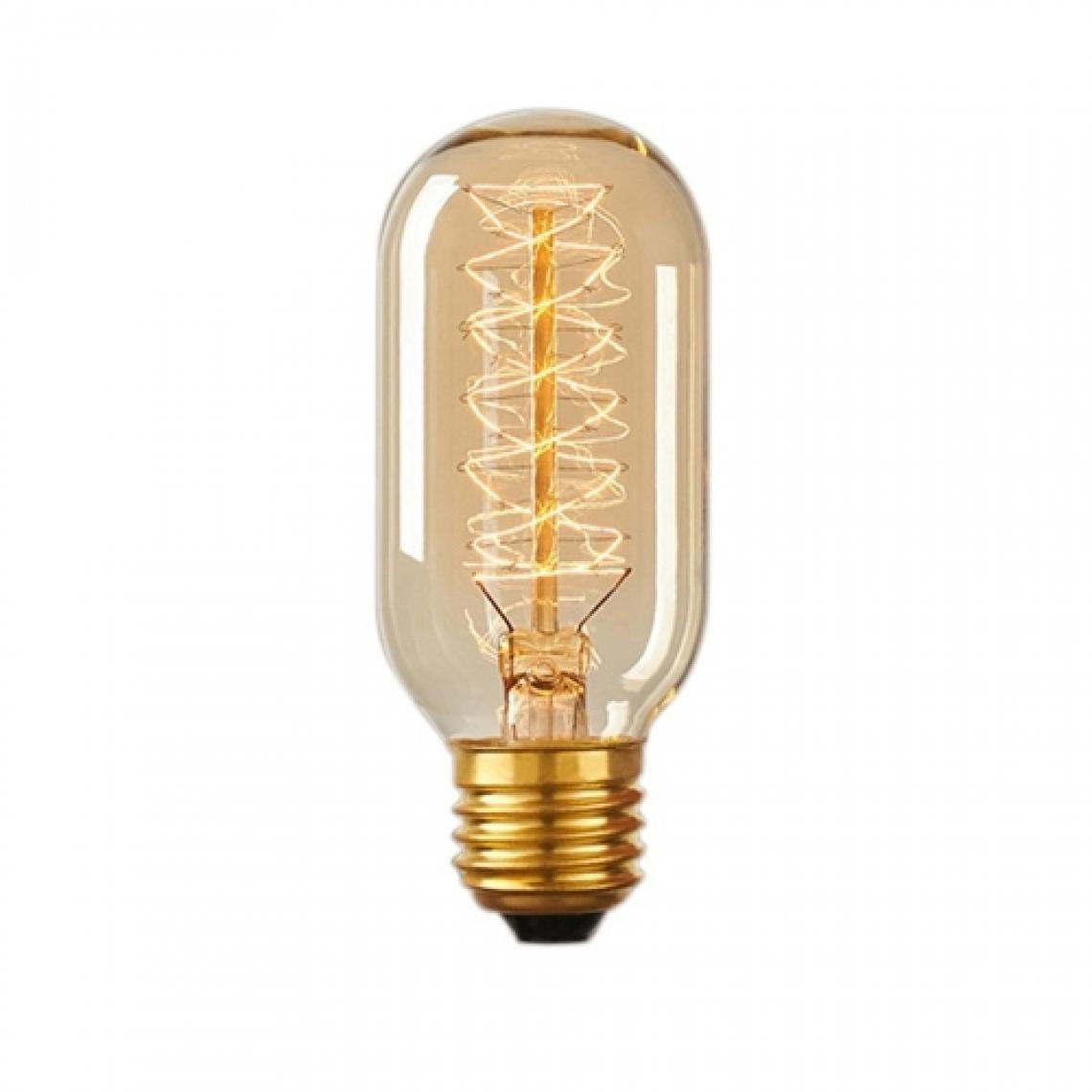 Wewoo - E27 40W rétro ampoule à incandescence à Vintage filamentAC 220V Spirai T45 - Ampoules LED