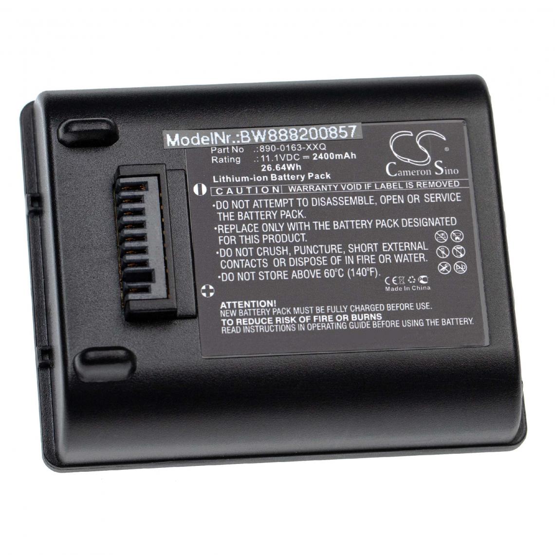 Vhbw - vhbw batterie remplace Trimble 890-0163, 890-0163-XXQ, 990652-004756, ACCAA-112, KLN01117 pour scanner portable handheld (2400mAh, 11.1V, Li-Ion) - Piles rechargeables