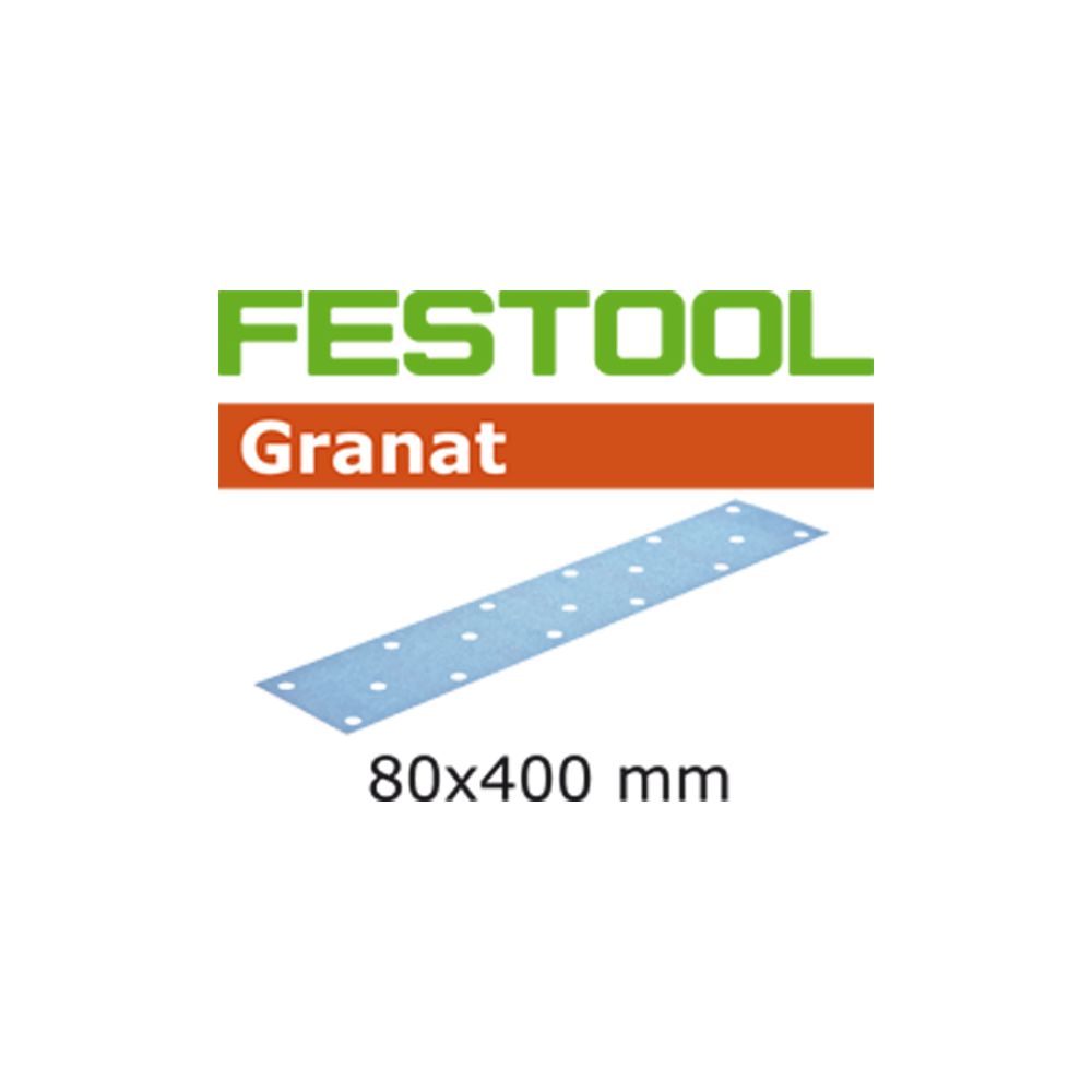 Festool - Lot de 50 abrasifs stickfix 80x400mm pour enduits,apprêts,laques,peintures en COVSTF 80x400P320GR/50 FESTOOL 497164 - Accessoires brossage et polissage