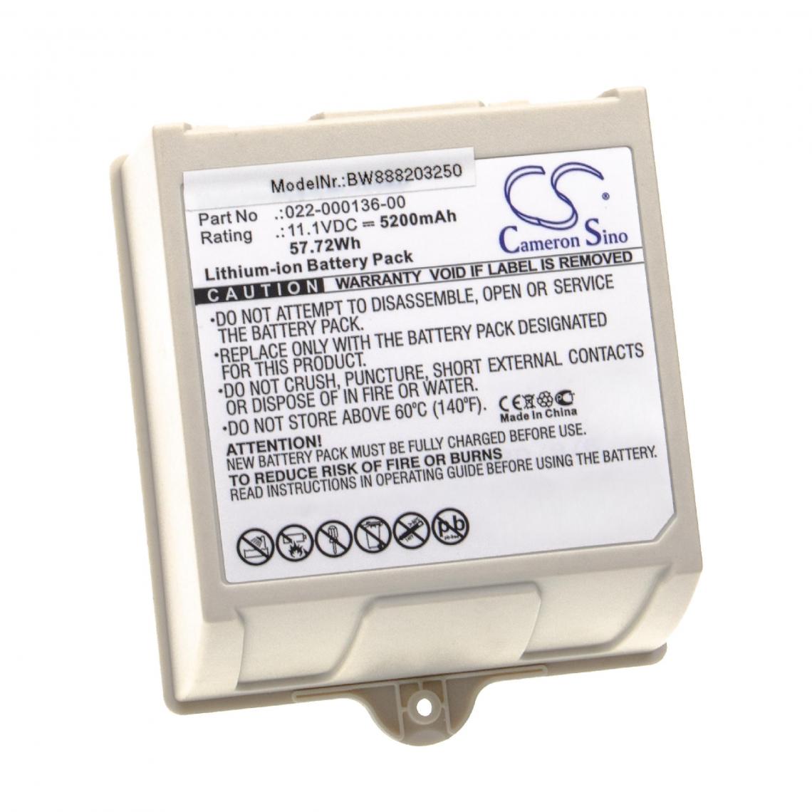 Vhbw - vhbw Batterie remplacement pour Comen 022-000136-00 pour appareil médical (5200mAh, 11,1V, Li-ion) - Piles spécifiques