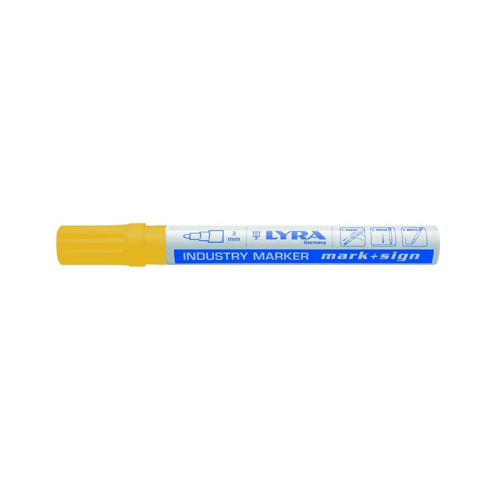 Lyra - LYRA - Marqueur peinture jaune - Pointes à tracer, cordeaux, marquage