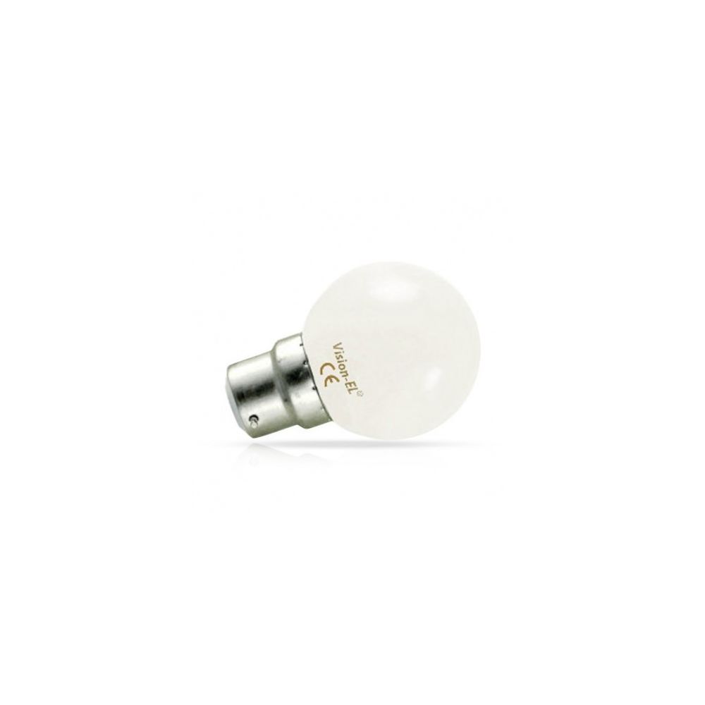 Vision-El - Ampoule LED B22 Bulb 1W 6000 K Blister x 2 - Ampoules LED