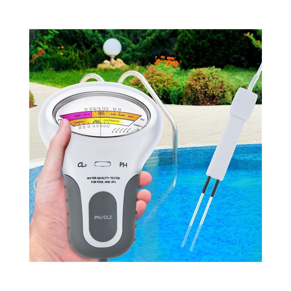 Wewoo - Humidimètre Testeur de qualité de l'eau de piscine PC102 de de de gaz de chlore de stylo d'essai de pH - Appareils de mesure