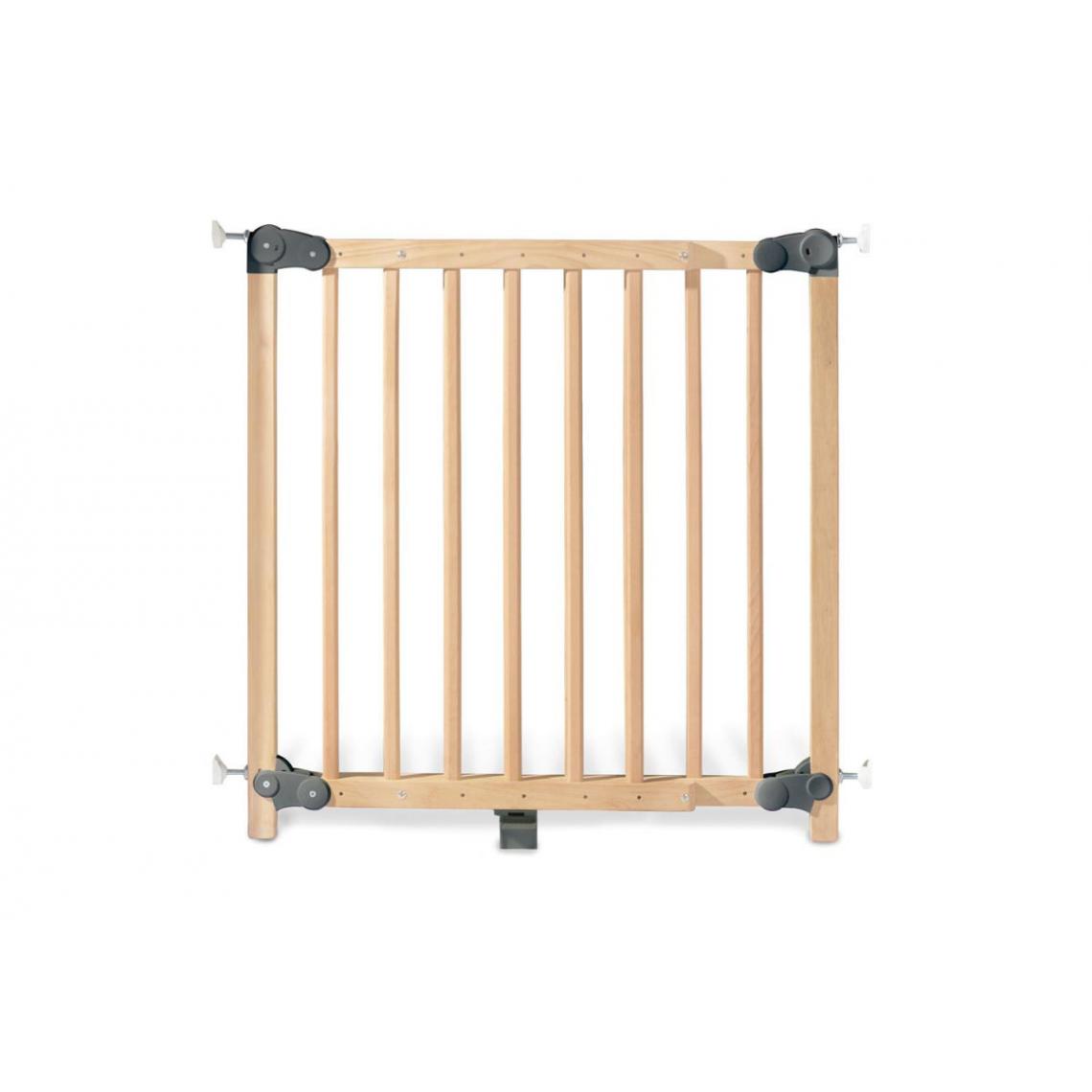 Pinolino - Porte et barriere d escalier Baby Lock Premium hetre laque clair - Bloque-porte