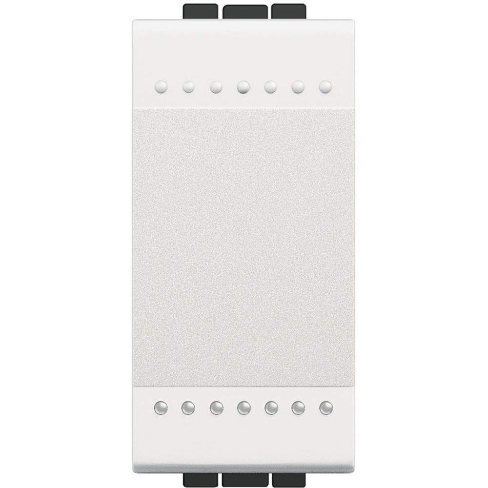 Bticino - bouton poussoir 10a 250v à bascule 1 module bticino living-light blanc - Interrupteurs et prises en saillie