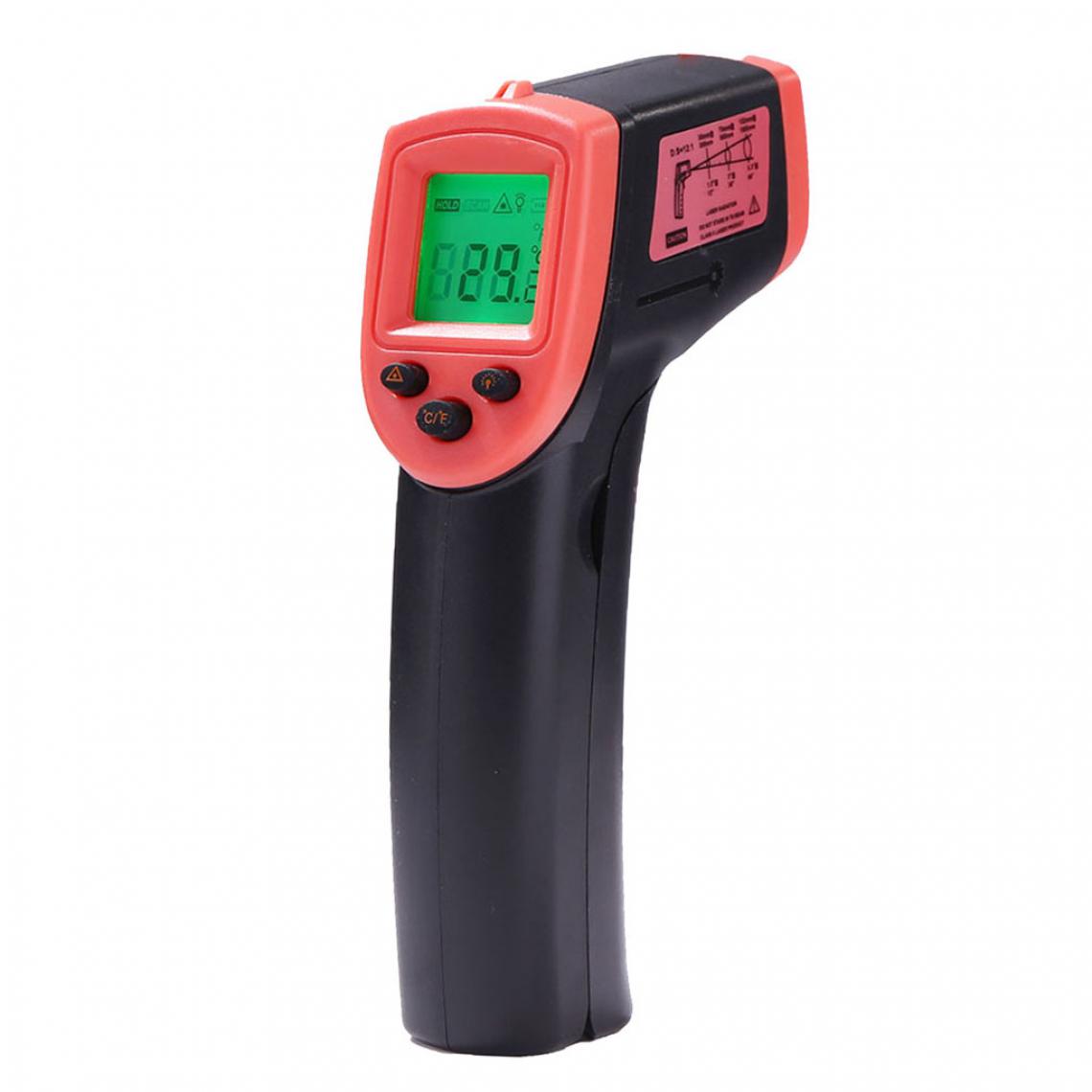 marque generique - Thermomètre Infrarouge Laser Portable Rétroéclairé Jaune - Appareils de mesure
