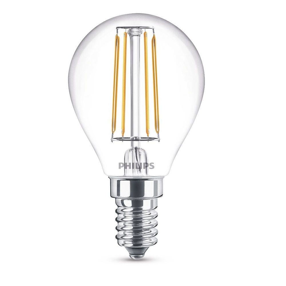 Philips - Ampoule LED sphérique 40 W LEDFILSF40CL - Ampoules LED