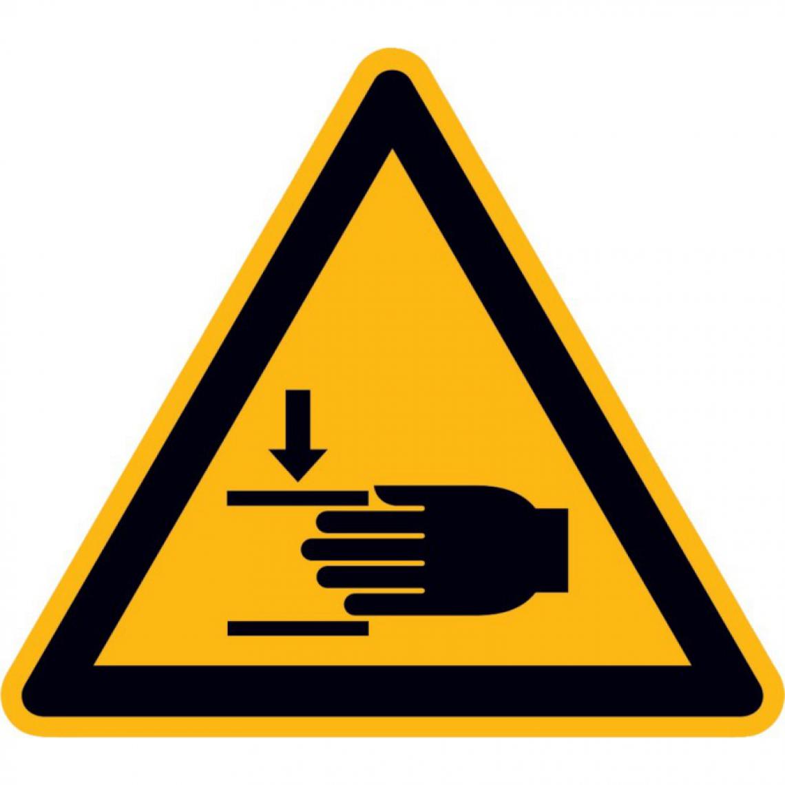 marque generique - Panneau d'avertissement Risque de blessure aux mains SL100mm - Extincteur & signalétique