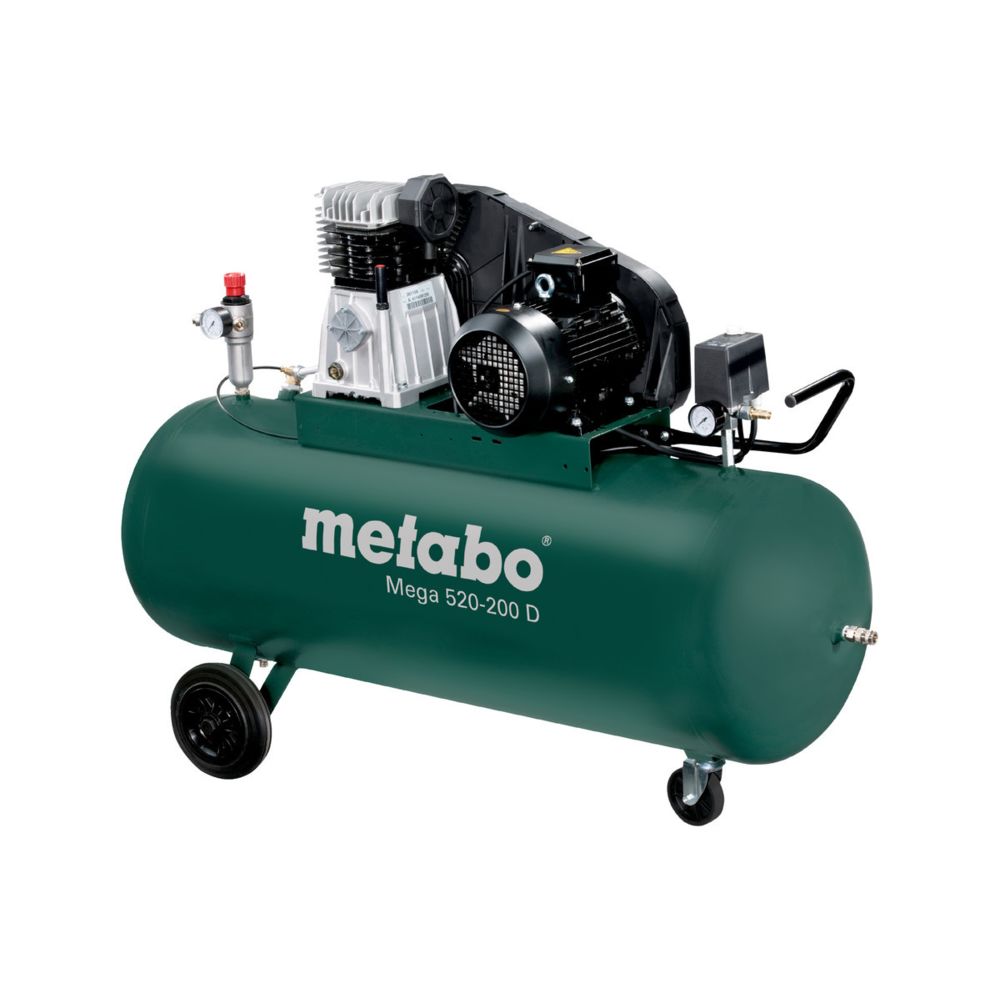 Metabo - Metabo - Compresseur 200L 3 kW 10 bar - Mega 520-200 D - Compresseurs