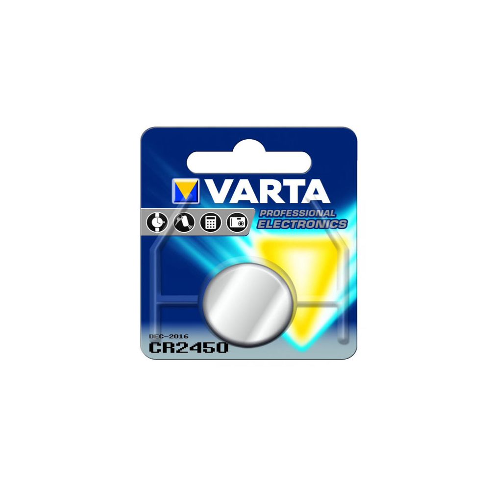 Divers Marques - PILE BOUTON VARTA CR2450 3V 560MH POUR TV AUDIO TELEPHONIE - 6450101401 - Piles rechargeables