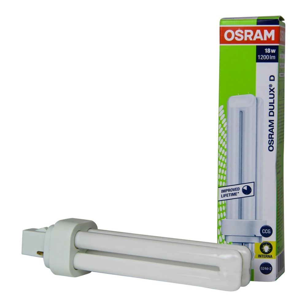Osram - OSRAM DULUX-D-18-827 - Ampoule G24d-2 DULUX D 18w 1200lm 2700K /827 - 2pins - Tubes et néons