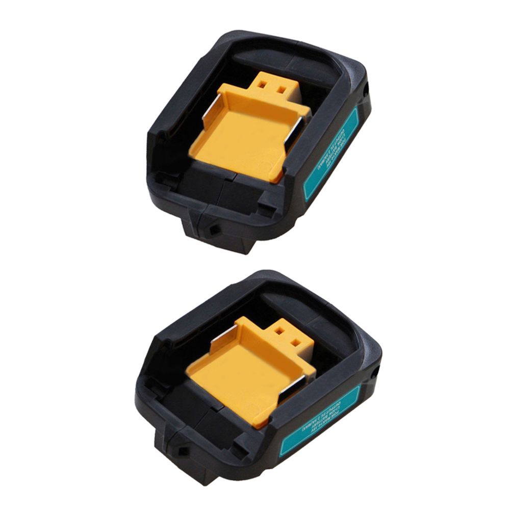 marque generique - 2x Adaptateur USB De Batterie Pour 14.4V 18V Adaptateur De Chargeur De Batteries # 1 - Chargeurs de piles