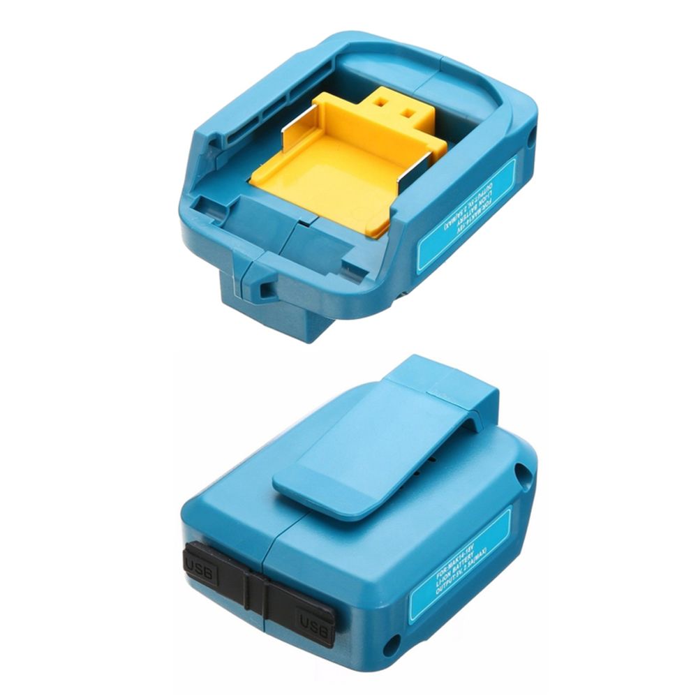 marque generique - 2x Adaptateur USB De Batterie Pour 14.4V 18V Adaptateur De Chargeur De Batteries # 2 - Chargeurs de piles