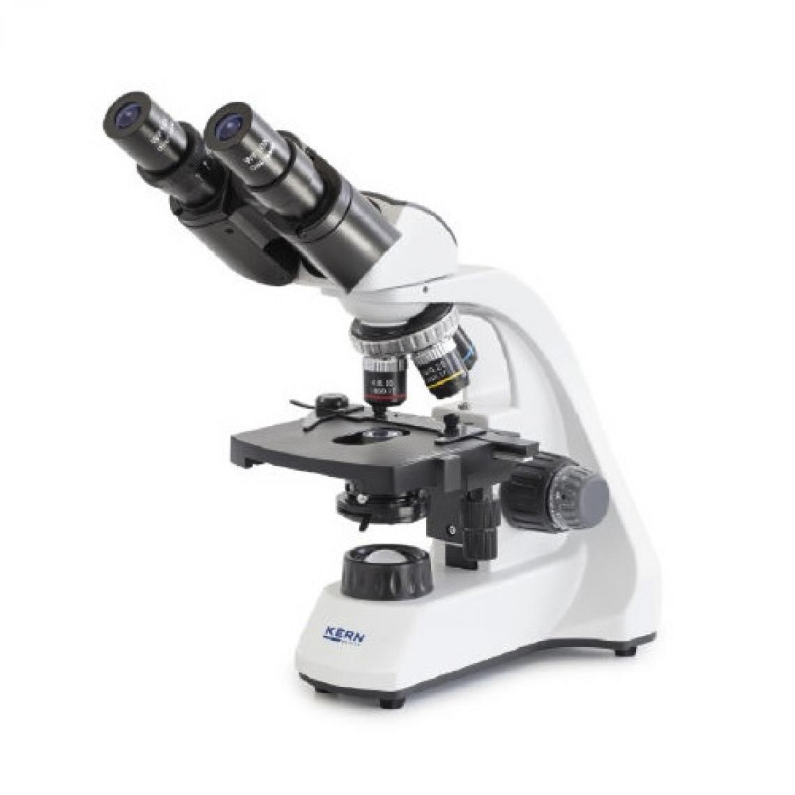 Kern sohn - Kern - Microscope scolaire à lumière transmise OBT-1 binoculaire 4x à 100x revolver 4 objectifs + platine mécanique - OBT 106 - Appareils de mesure