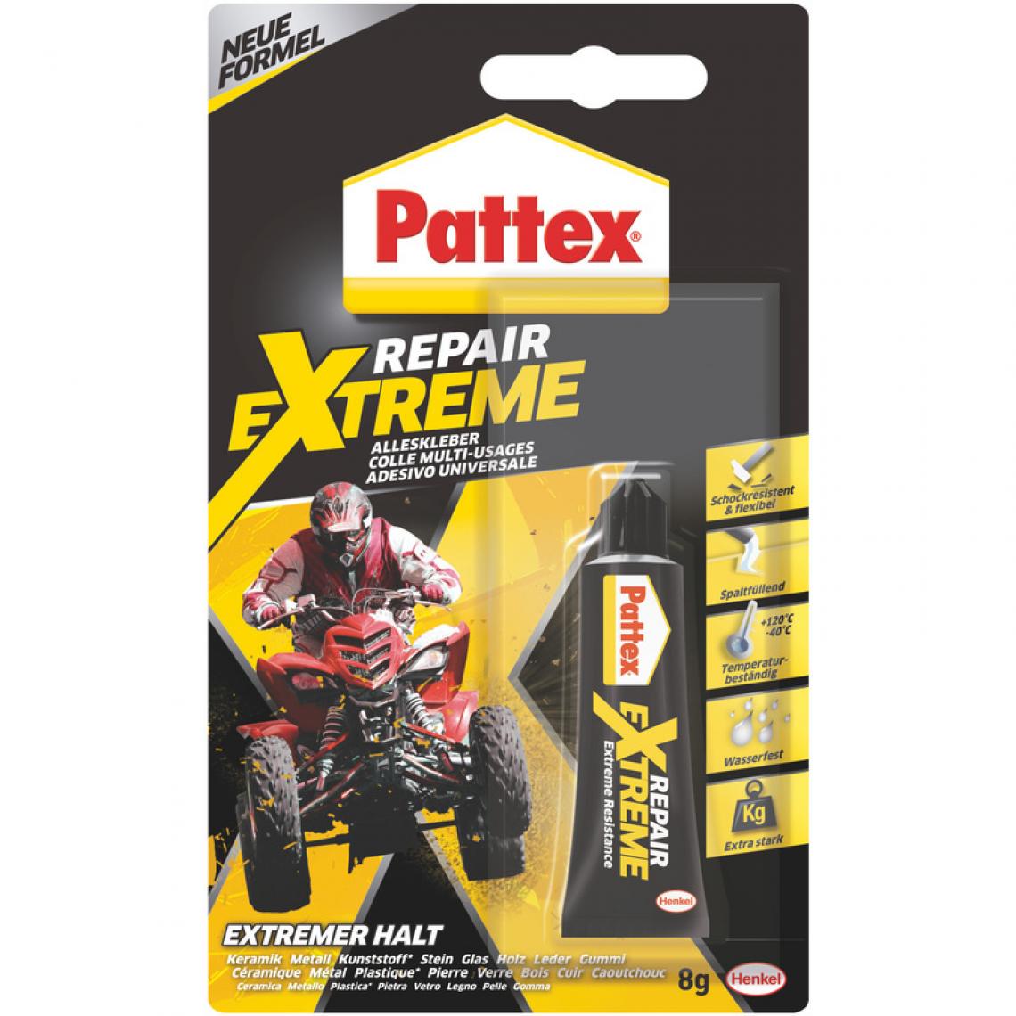 Pattex - Pattex colle universelle Repair Extreme, tube de 8 g () - Colles et pistolets à colle