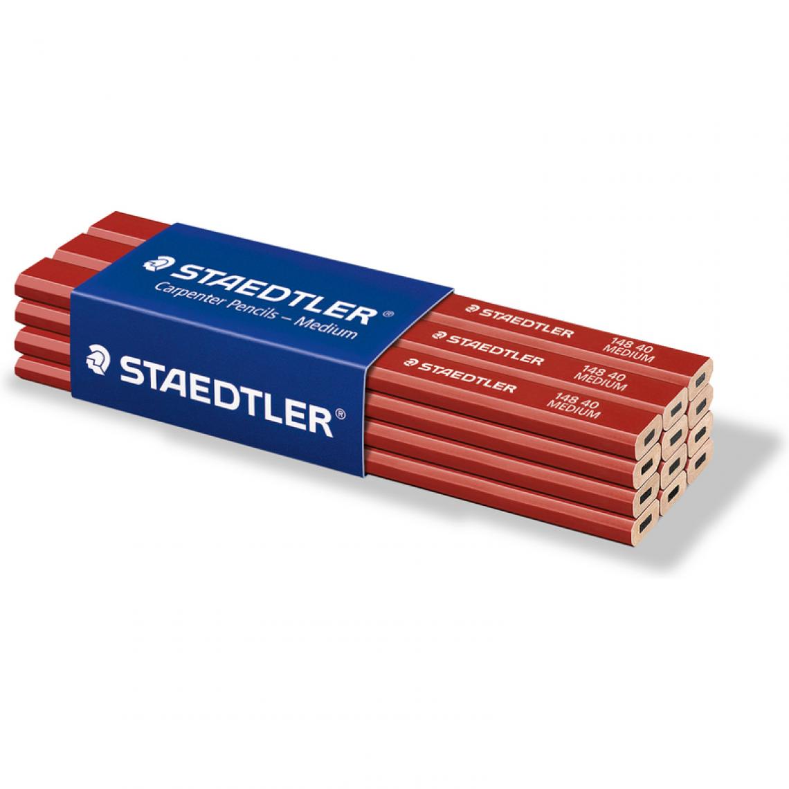 Staedtler - STAEDTLER Crayon de charpentier 'moyen', ovale, marron rouge () - Scies de table
