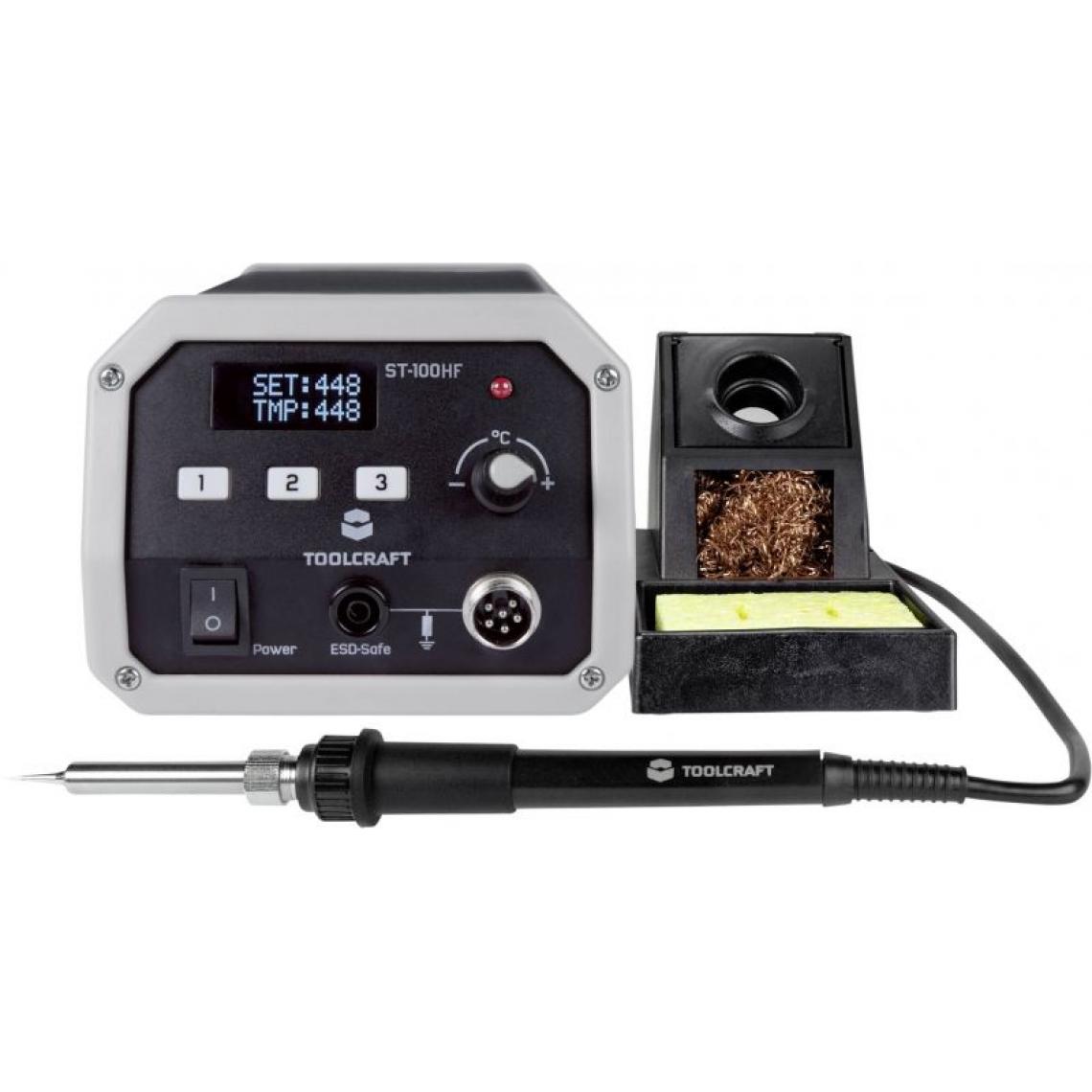 Inconnu - Station de soudage haute fréquence numérique TOOLCRAFT ST-100 HF 100 W 50 à 480 °C avec panne à souder - Outils de décoffrage