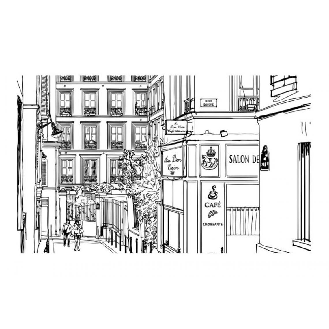 Artgeist - Papier peint - A walk through Parisian streets .Taille : 450x270 - Papier peint
